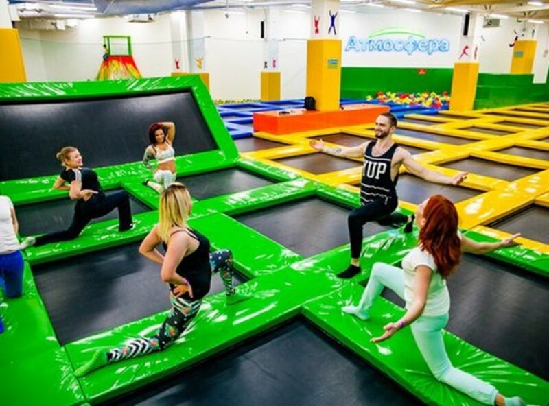 Батутный парк "Атмосфера" в г. Тюмени. Цена и Отзывы